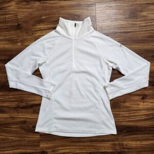 Columbia White Glacial Half Zip Fleece Size Small